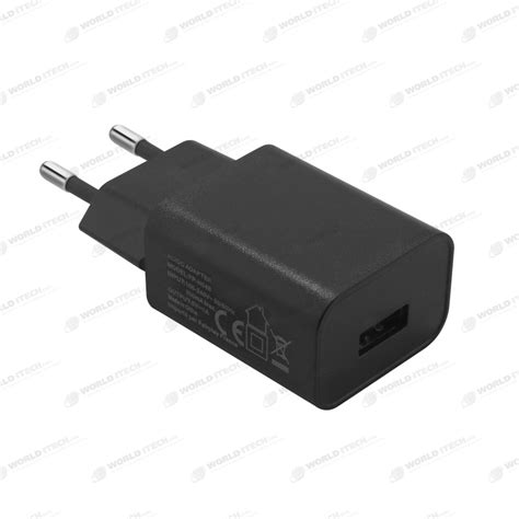 Chargeur Adaptateur Secteur USB 5W Noir