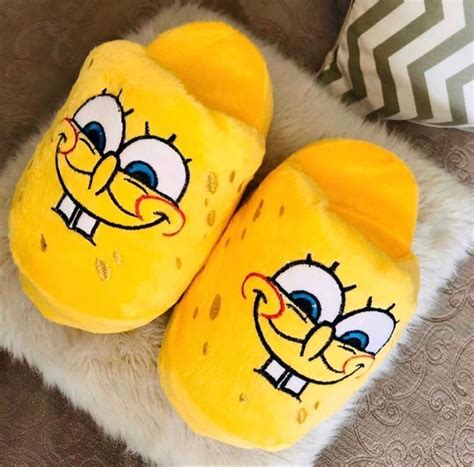 PANTUFLAS BOB ESPONJA Zapatos De Bob Pantuflas Pantufla