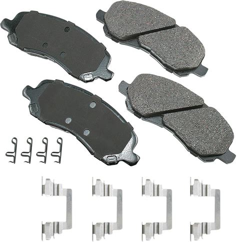 Amazon Akebono Ultra Premium Ceramic Front Disc Brake Pads Grey