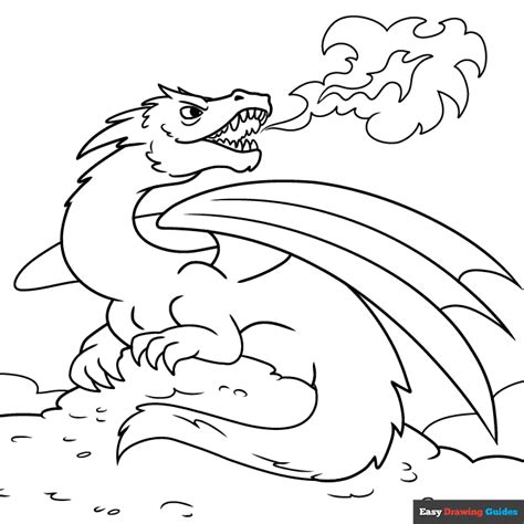 Smaug Dragon Coloring Pages