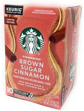 Amazon Starbucks Brown Sugar Cinnamon K Cup Ct