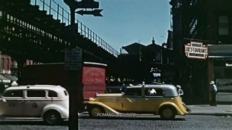 New York Comes Alive With Colour 16mm Footage From 1930s