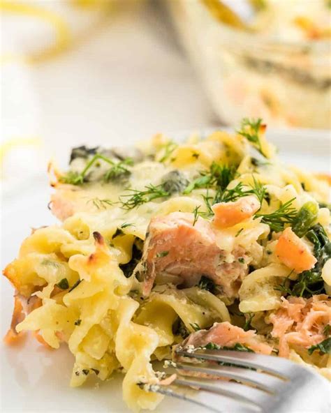 Easy Cheesy Salmon Casserole Recipe The Cheerful Cook