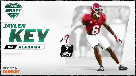 2024 NFL Draft: Defensive Back Jaylen Key, Alabama, Round 7, Pick 257