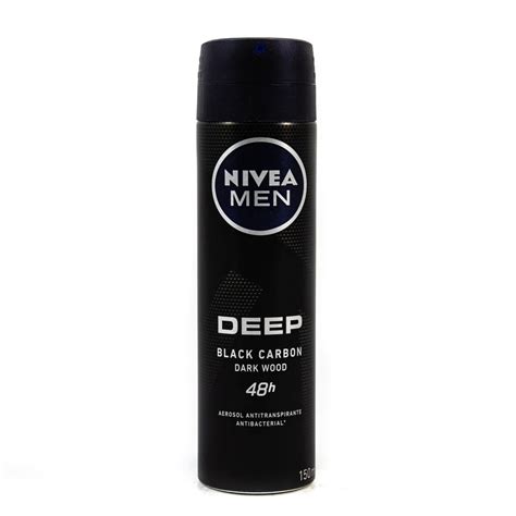 Desodorante Aerosol Nivea Men Deep Black Carbon Ml Farmacia El T Nel