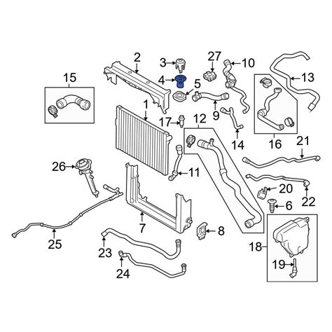 Bmw Oe Upper Radiator Insulator