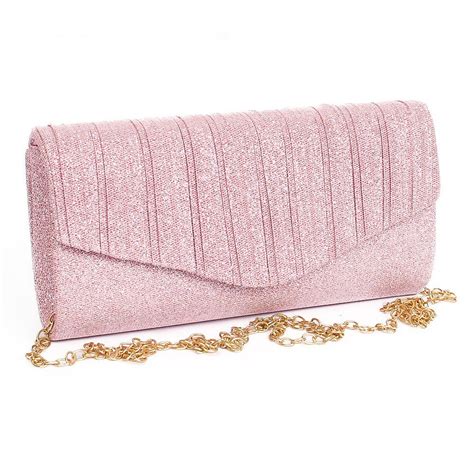 Bolsa Clutch Feminina Festa Glitter Al A De Corrente Compre Agora