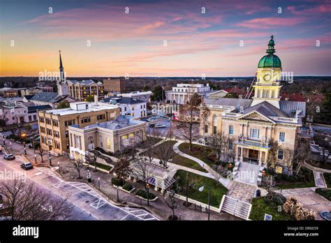 Athens, Georgia, USA downtown cityscape Stock Photo - Alamy