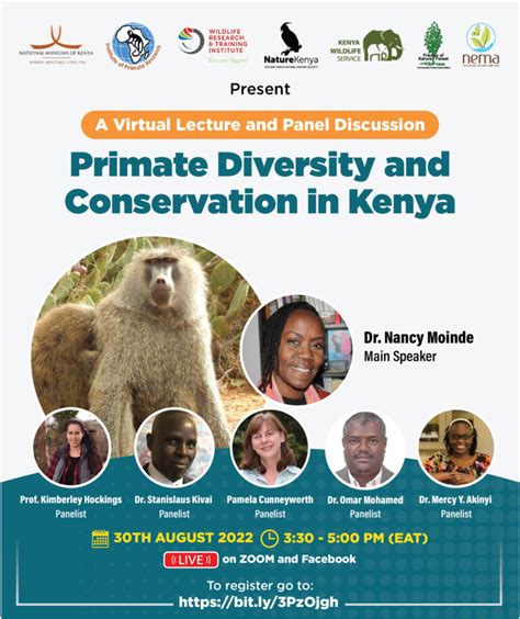 Virtual Talk Primate Diversity And Conservation In Kenya Nature Kenya