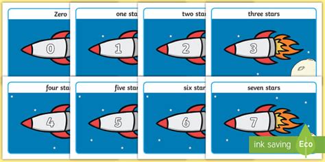 Rocket Basic Modelling Dough Mats 0 10 Teacher Made