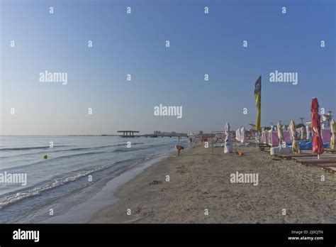 Constanta, Beach View, Romania Stock Photo - Alamy