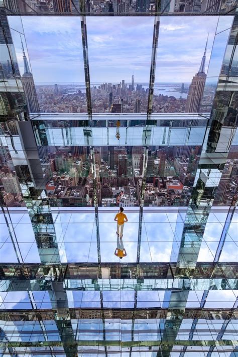 Balancing jaw-dropping views. Opening SUMMIT One Vanderbilt Observatory ...