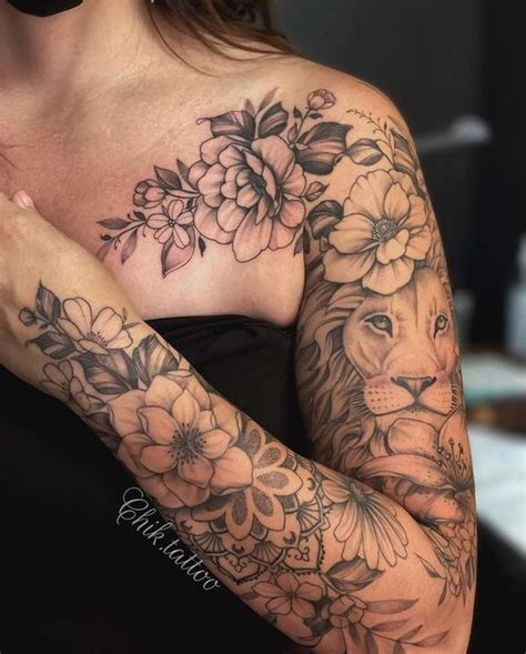 17 Best Female Classy Half Sleeve Tattoo To Try Fashionterest