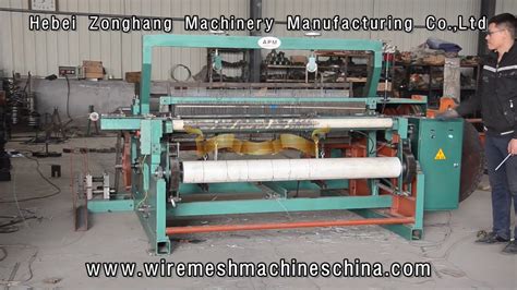 Automatic Crimped Wire Mesh Machine YouTube