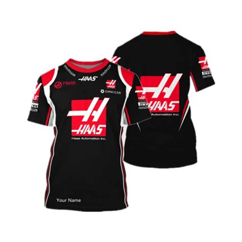 Hass 2022 T Shirts F1 Shirts Formula One Team Uniforms Racing Suits Moto Motorcycles Fens Tees