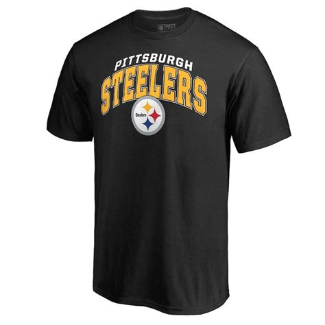 Men S Nfl Pro Line By Fanatics Branded Black Pittsburgh Steelers Steady T Shirt Nfl Pro Line