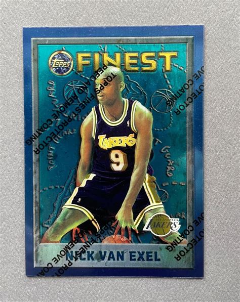 1995 96 Topps Finest Basketball Nick Van Exel 70 Los Angeles Lakers EBay