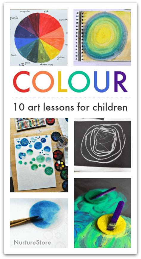 10 Colour Lessons For Children Nurturestore Color Art Lessons