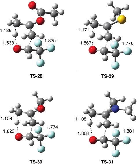 Mpwb1k 6 311g D P Geometries Of The Tss Associated With The Ene Download Scientific Diagram