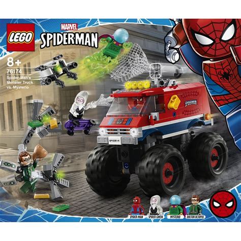 Lego Spiderman Monster Truck Di Spider Man Vs Mysterio