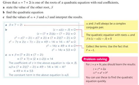 Roots Of Quadratic Equations