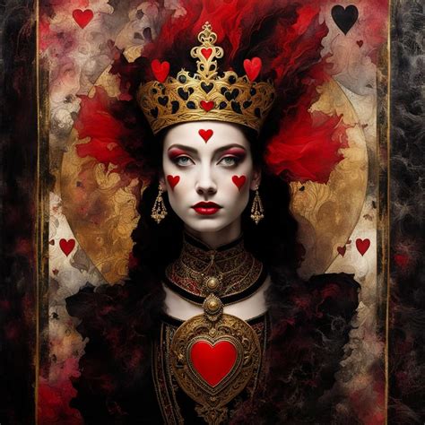 Queen Of Hearts Ai Generated Artwork Nightcafe Creator