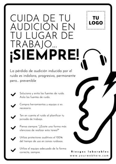 Carteles de Prevención de Riesgos Laborales editables gratis