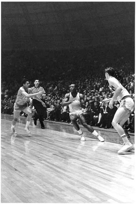 Texas Western Team against Kansas during 1966 NCAA Tournament