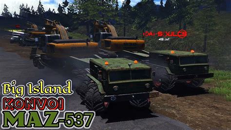 Konvoi Truk Maz 537 Excavator RTHD 2022 Gameplay YouTube