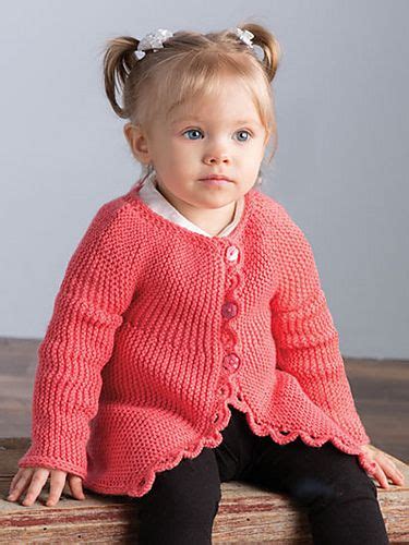 Sideways Baby Cardi Pattern By Lena Skvagerson Knit And Crochet Now