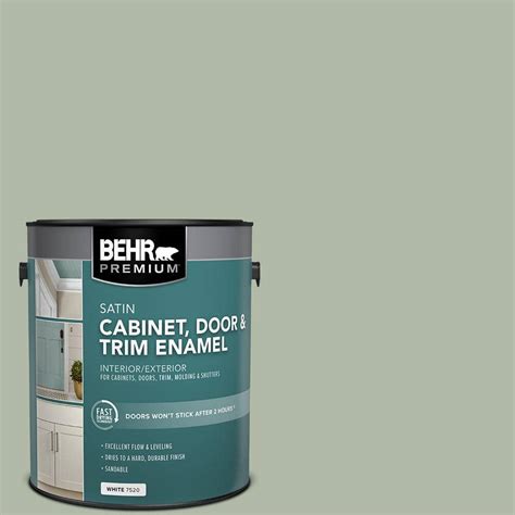 BEHR PREMIUM 1 Gal N390 3 Jojoba Satin Enamel Interior Exterior