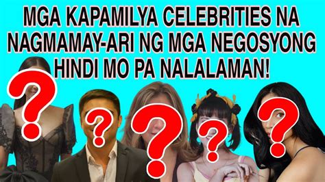 Kilalanin Mga Kapamilya Abs Cbn Celebrities Na Nagmamay Ari Ng Mga