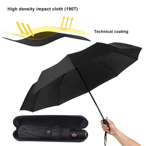 Wind Resistant Folding Automatic Umbrella Rain Women Auto Luxury Big ...