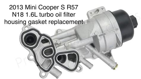 Mini Cooper R56 Oil Filter Housing Gasket At Juan Shirley Blog