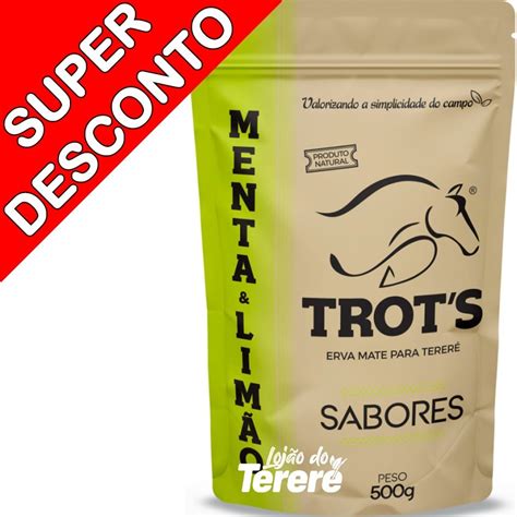 Trots Erva Mate Tereré Premium Sabores Menta E Limão 500g Lojão Do Tereré