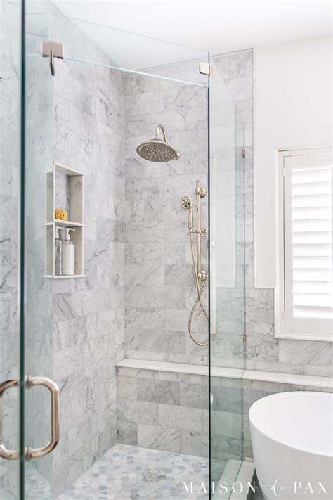 Marble Tile Combinations For Bathrooms Maison De Pax Marble Tile