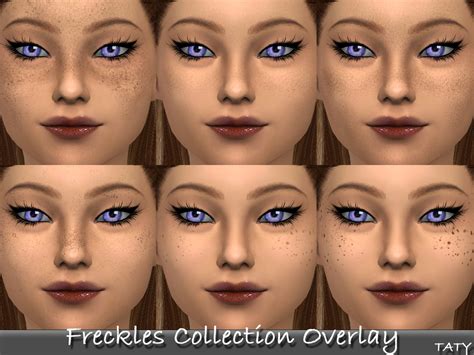 Freckles Collection Overlay Sims Crazy Creations