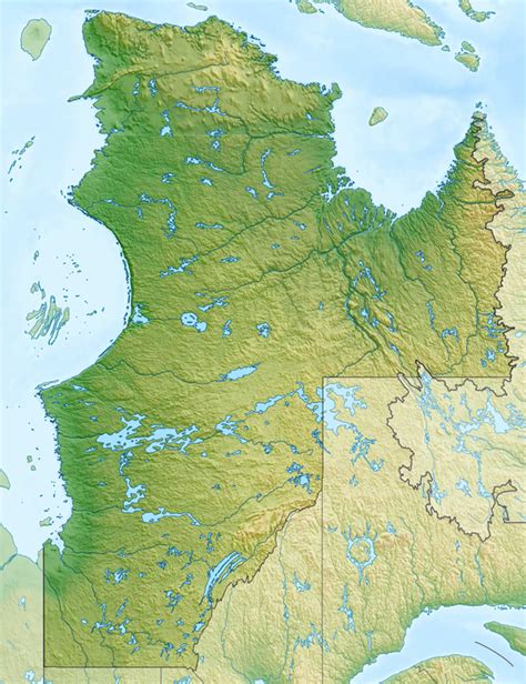 Carte Du Nord Du Qu Bec