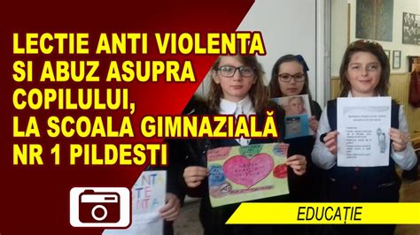 Roman24 Lecție Anti Violență și Abuz Asupra Copilului