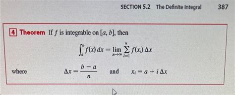 Solved 4 Theorem If F Is Integrable On A B Then Chegg