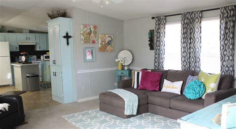 Mobile Home Living Room Reveal Re Fabbed