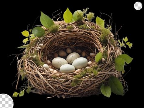 Premium PSD 4k Nature Nest Png Transparent