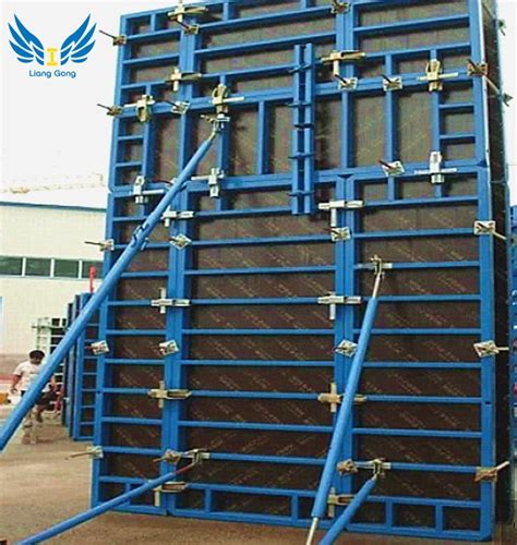 Adjustable Steel Frame Formwork With Plywood Concrete Formwork For Wall