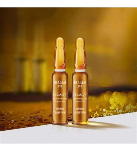 Hyaluronic Acid Vitamin C 24k Gold Retinol Q10 Ceramide Anti Aging Wrinkle Moisturizing Ampoule