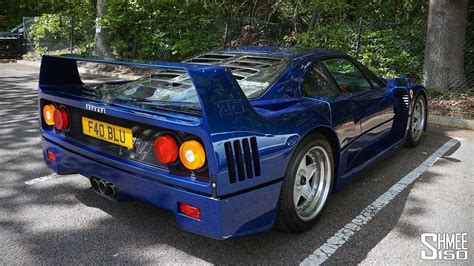 Featuring a Blue Ferrari F40 with Tubi Exhaust | Ferrari f40, Ferrari ...