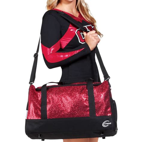 ChassÃ©® Glitter Duffle Bag Omni Cheer Cheer Bag Cheerleading Bags