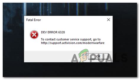 Fix COD Modern Warfare Dev Error 6328