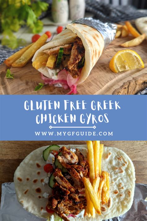 Gluten Free Greek Chicken Gyros