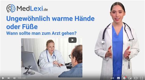 Warme Extremitäten Ursachen Behandlung Hilfe MedLexi de