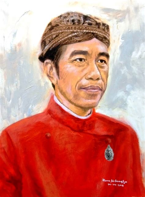 Dunia Lukisan Javadesindo Art Gallery Lukisan Presiden Jokowi Karya Seni Tinggi